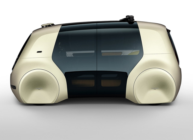 Illustration for article titled The Volkswagen Sedric Is An Autonomous Space Caterpillar That's Really Chill Inside